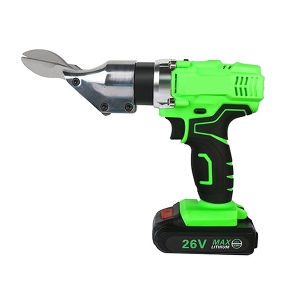 Portable Cordless Rechargeable Electric Scissor Metal Sheet Shear Cutter Scissors Power Tool 26V 6000mAh - Multi-Animal Use