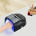thumbnail image 1 of Portable Cordless UV LED Nail Lamp - 72W, Rechargeable, with Timable LCD Display for Fast Drying, Safe & Efficient At Home or Salon, 1 of 15