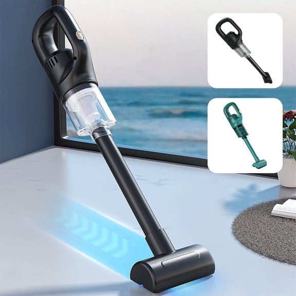 Portable Cordless Vacuum Cleaners for Home, 4500Mbar Powerful Suction, Handheld Small Vacuum Cleaner Home Car Use Rechargeable High-Power Vacuum Cleaner, Low Noise, One Button to Open Day Use