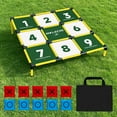 thumbnail image 1 of Portable Cornhole Game Set Bean Bag Toss Outdoor Backyard Game 40"X40", 1 of 6