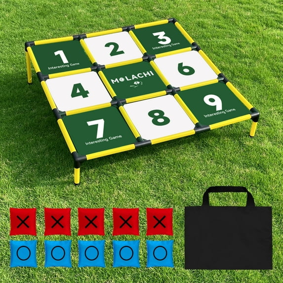 Portable Cornhole Game Set Bean Bag Toss Outdoor Backyard Game 40"X40"