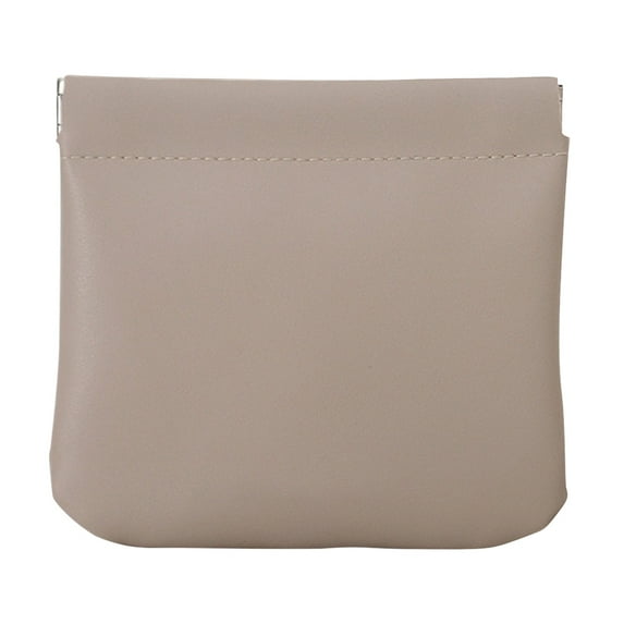 Portable Cosmetic Bag for Women Travel Organizer Self Closing Top No Zipper Pocket Makeup Pouch Compact Storage