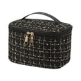 thumbnail image 1 of Portable Cosmetic Bag for Women - Large Capacity Travel Makeup Organizer and Toiletry Bag with Handle and Divider for Girls, 1 of 7