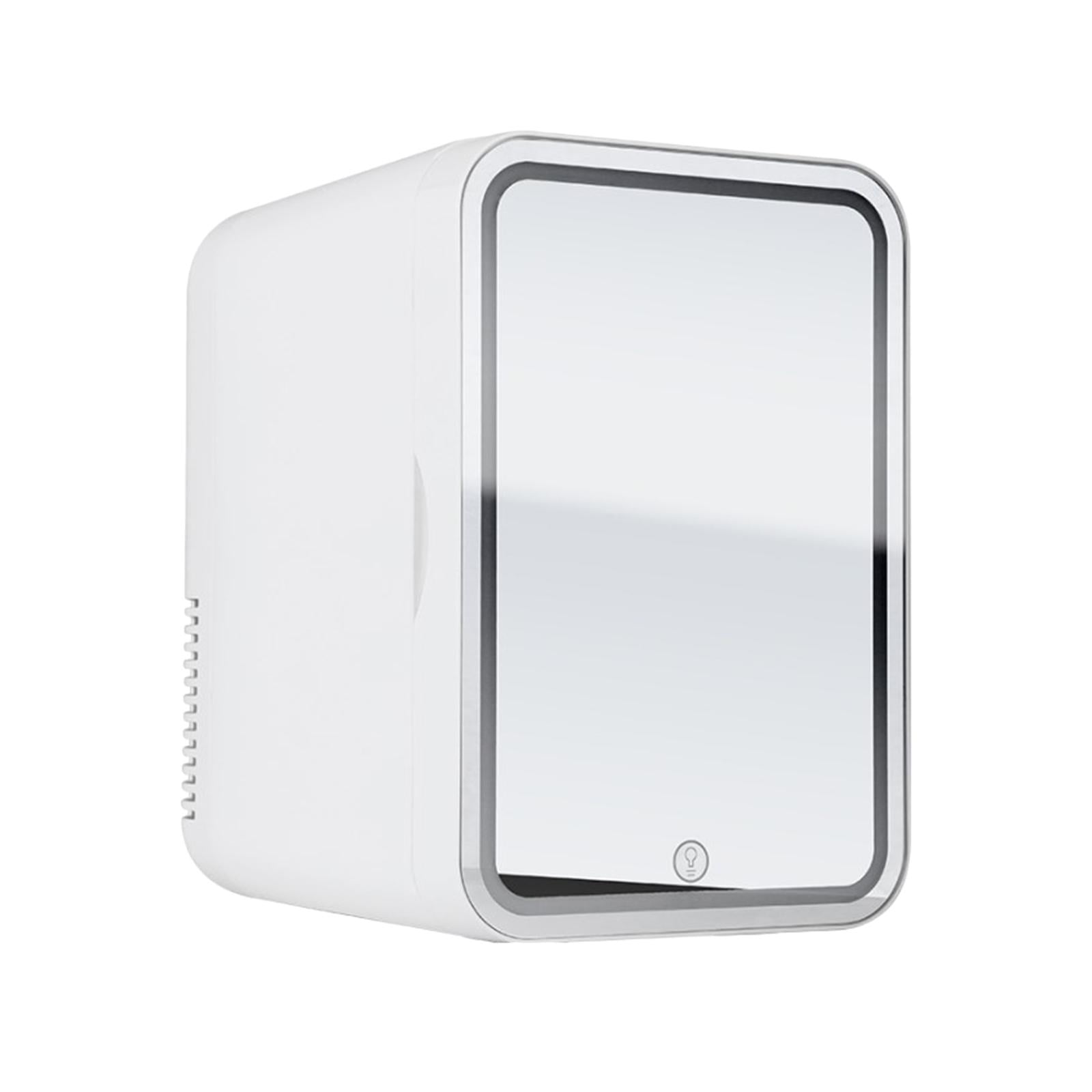 Portable Cosmetic Fridges Mini Refrigerator with LED Makeup Mirror