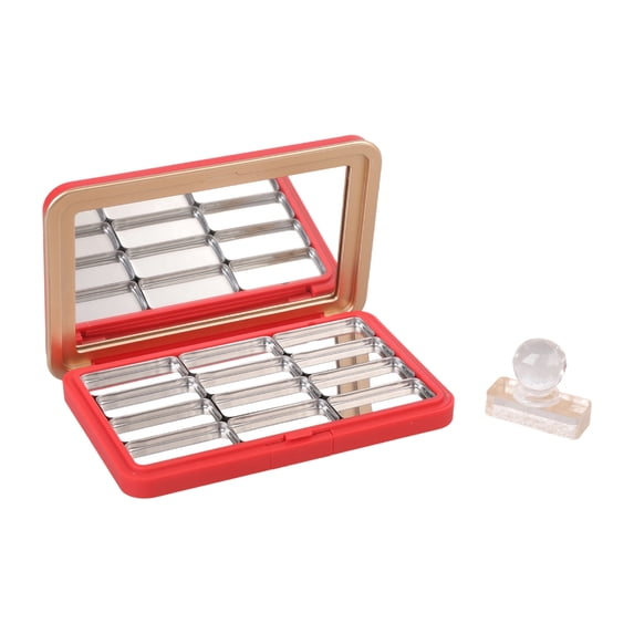 Portable Cosmetic Holder With Strong Magnets For Secure Eyeshadow Storage
