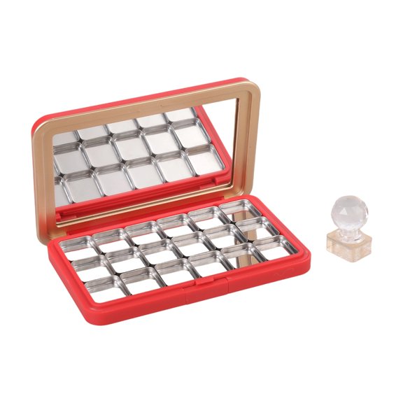 Portable Cosmetic Holder With Strong Magnets For Secure Eyeshadow Storage
