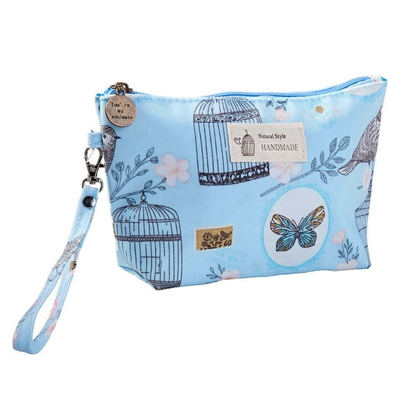 Portable Cosmetic Storage Bag for Travel, Clutch Style Wash Bag for Women, Fashionable and Functional