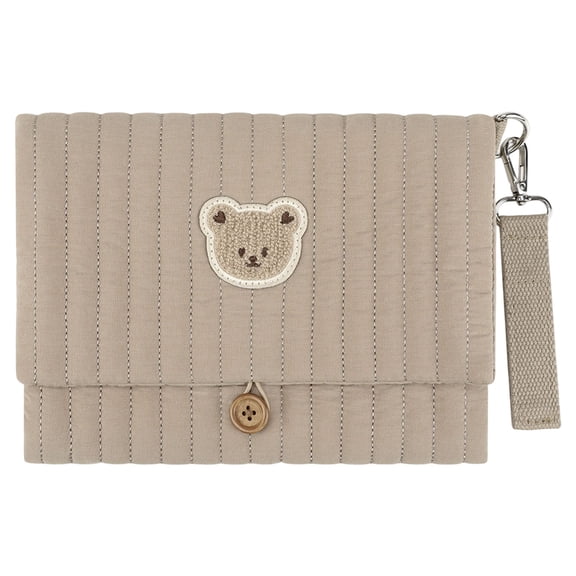 Portable Cotton Diaper Storage Bag With Multiple Compartments Space Saving Organiser Bag For Parents