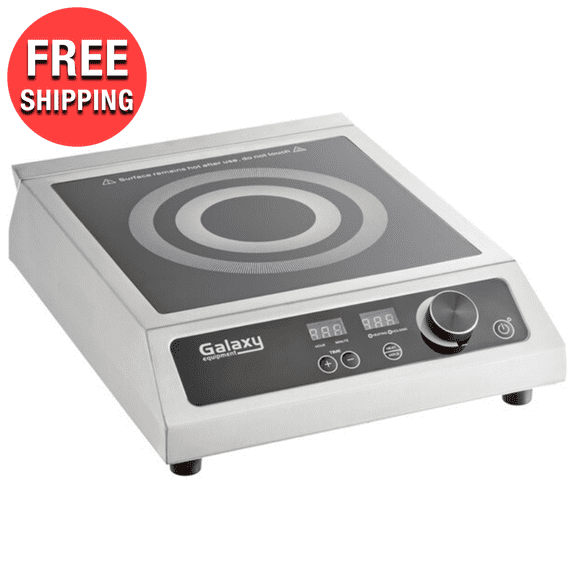 Portable Countertop Compact Induction Cooktop Black Range for Kitchen Restaurant