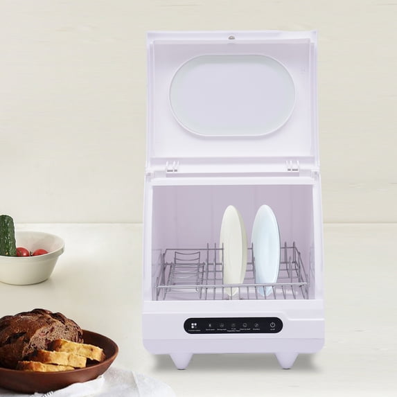 Portable Countertop Dishwasher 5 Washing Programs with Water Tank Leak-Proof Dry