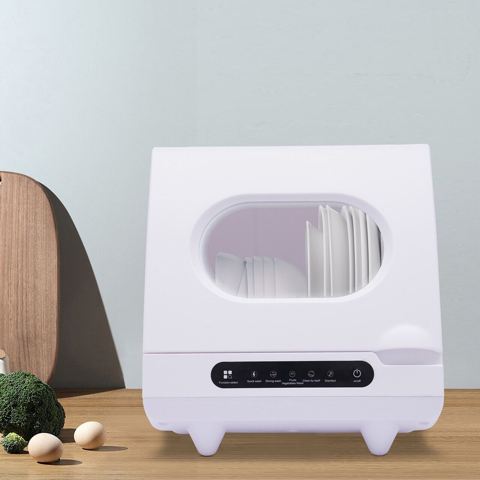 Dish Washer Compact Countertop Dishwasher Wash Programs