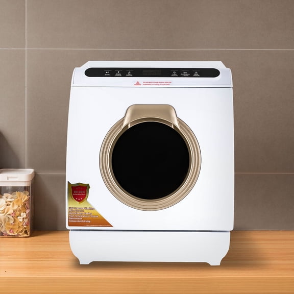 Portable Countertop Dishwasher Air Drying 5 Programs W/ 7L Water Tank 110V