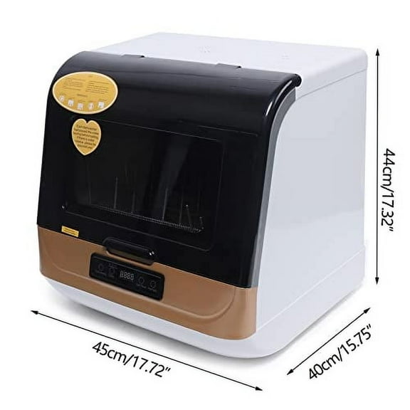 Portable Countertop Dishwasher with 3 Washing Modes, 149 High-Temp - Mini Dishwasher Machine for Sink, Apartments, Camping, RV Use