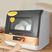 Portable Countertop Dishwashers,Compact Dishwashers with 5 L Built-in Water Tank& Inlet Hose,360° Deep Cleaning Automatic,5 Washing Programs,Baby Fruit Washing - Heating+Air-Dry,for Small Apartments