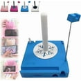 thumbnail image 1 of Portable Crochet Yarn Ball Holder for Knitting, Yarn Spinner for Crocheting, Yarns Spindle with Phone Stand, Crochet Accessories, Detachable Yarns Spool Rack, Gifts for Crocheters(Blue), 1 of 8