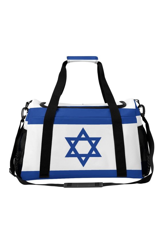 Portable Cross Body Bag 18.911.810.2in Adjustable Shoulder Strap Is Durable And Not Easy To Wear For Fitness Travel Travel Official Flag Israel Rightly Proportions Colors