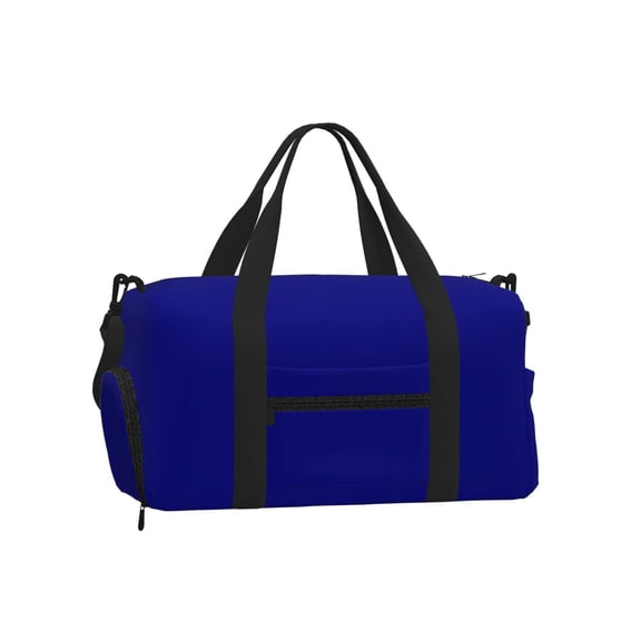Portable Cross-Body Sports Luggage 17.79.8in With Shoes Warehouse Light And Strong Waterproof Tear Resistant Royal Blue