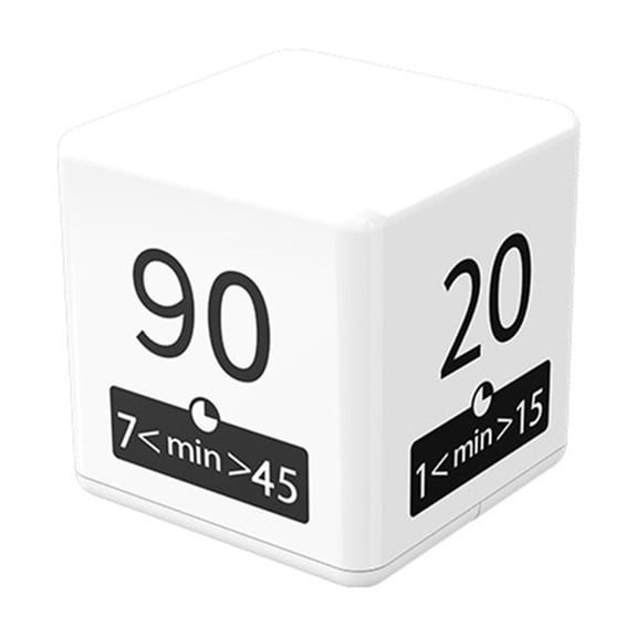 Portable Cubes Timer Easy Operation Flipping Electronic Timer Cubes Countdowns Reminder Kitchen Time Management Tool End