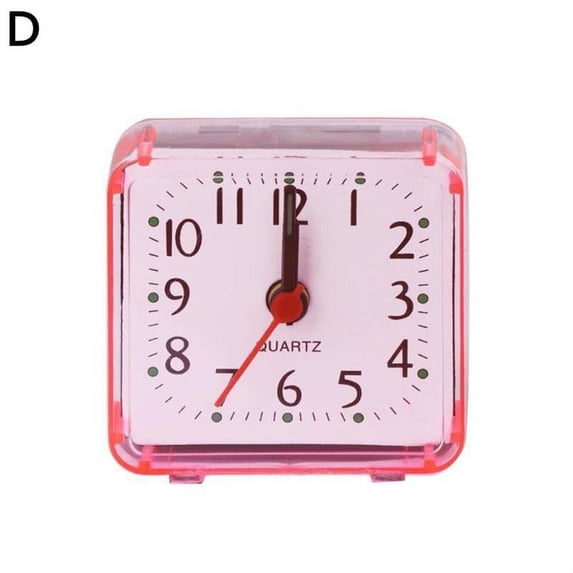 Portable Cute Mini Clock Travel Alarm Clock Bedroom Clocks 4 New Table U2M7