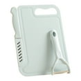 thumbnail image 1 of Portable Cutting Board Set with Integrated Knife and Peeler – Compact, Space-Saving Design for Home, Picnic, and Outdoor Use, Dishwasher Safe Food-Grade Plastic with Sharp Stainless Steel Blades, 1 of 5