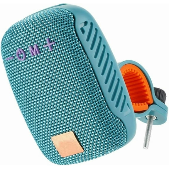 Portable Cycling Bluetooth Speaker, Ipx5 Waterproof Bike Speaker with Stereo & Fm Radio, Outdoor Portable Wireless Speaker for Bicycle/Scooter/Motorcycle Riding, Hiking, Camping