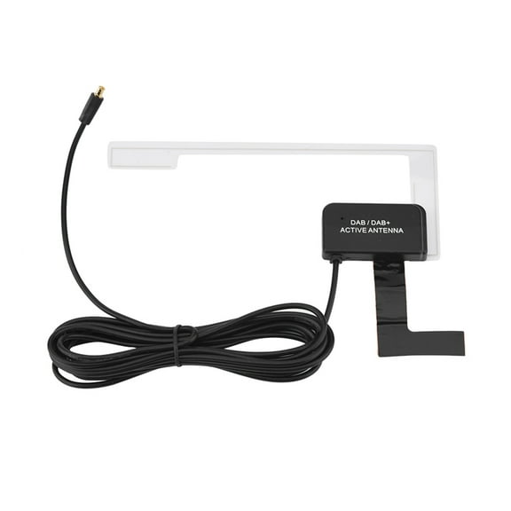 Portable DAB Car Antenna, Enhanced Reception, Plug  Play, Windshield Mount, 170,240MHz