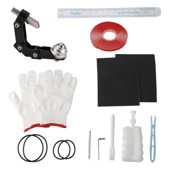 Portable DIY Arc Glass Bottle Cutter Kit, Square & Round Glass Cutting Machine with Complete Cutting Accessories