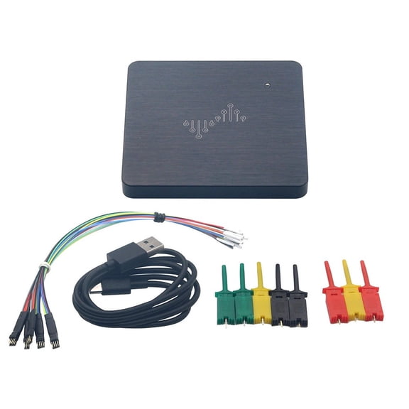 Portable DSLogic Logic Analyzer 100M Sampling USB 16G Depth 16CH Basic Edit