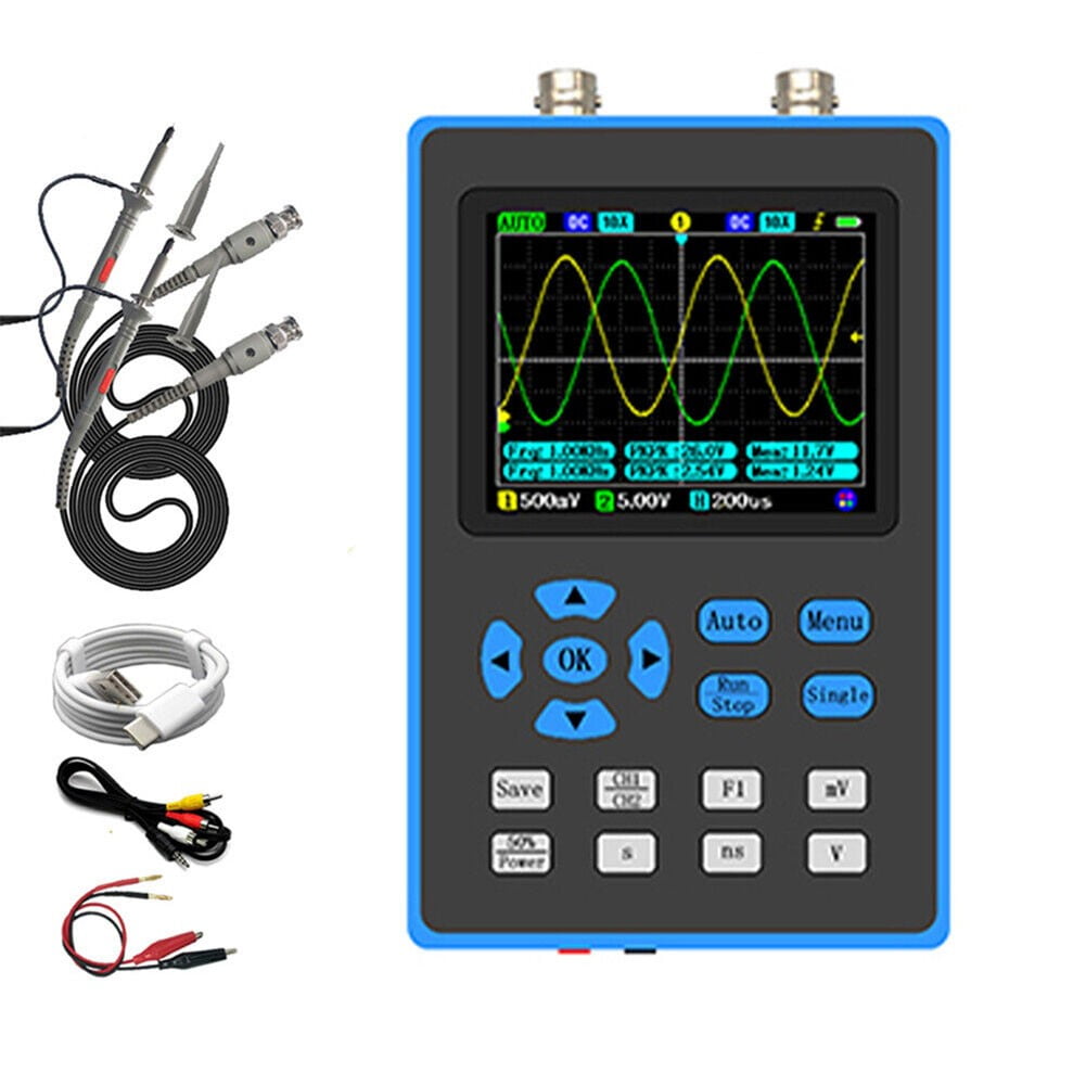 Portable DSO2512G 120M Bandwidth Dual Channel Oscilloscope +FPGA+ADC
