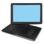 Portable DVD, 15.6 Inches Portable DVD Console CD EVD VCD MP3 MP4 Player 15.6 Inch LED LCD HD Screen E-book Game TV USB Input AV Output ,Immersive Experience