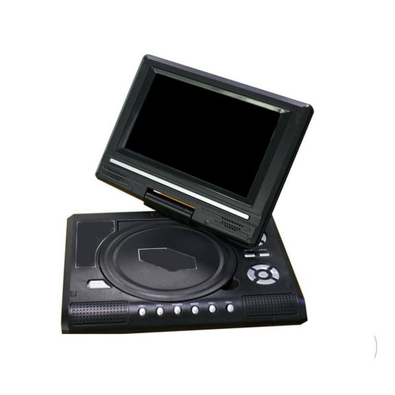 Portable DVD Player 270 Degree Rotation Screen Travel Mini DVD Playing Device HD Video Player ,High Volume Speakers