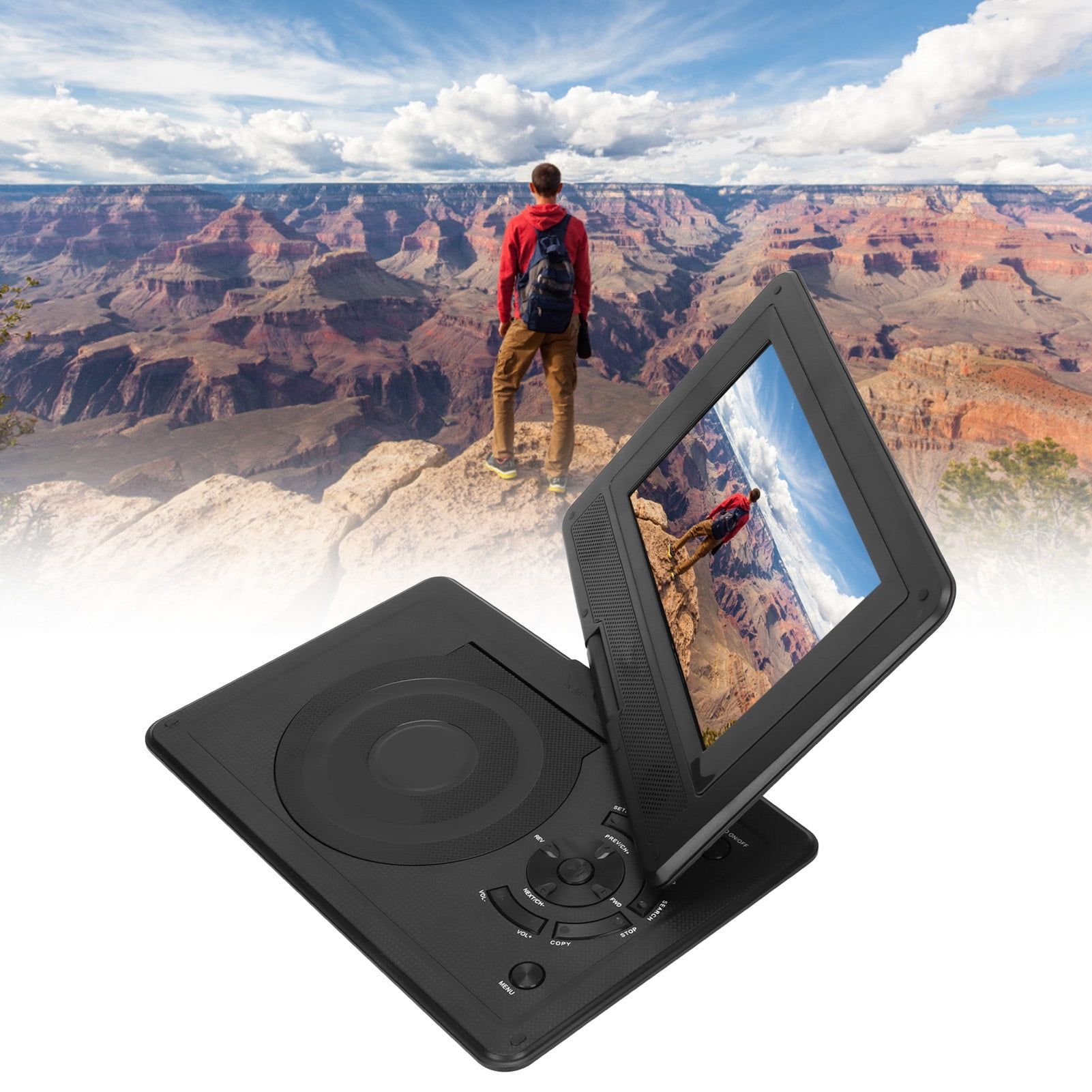 Portable DVD Player, 8.5inch LCD Screen, Car TV Player With Remote