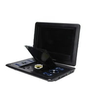 Portable DVD Player Rotating Rechargeable HD CD DVD Player With LED Screen For Car Travel Support FM Radio Function ,Portable Visual Experience