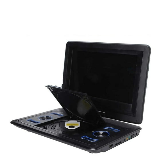 Portable DVD Player Rotating Rechargeable HD CD DVD Player With LED Screen For Car Travel Support FM Radio Function