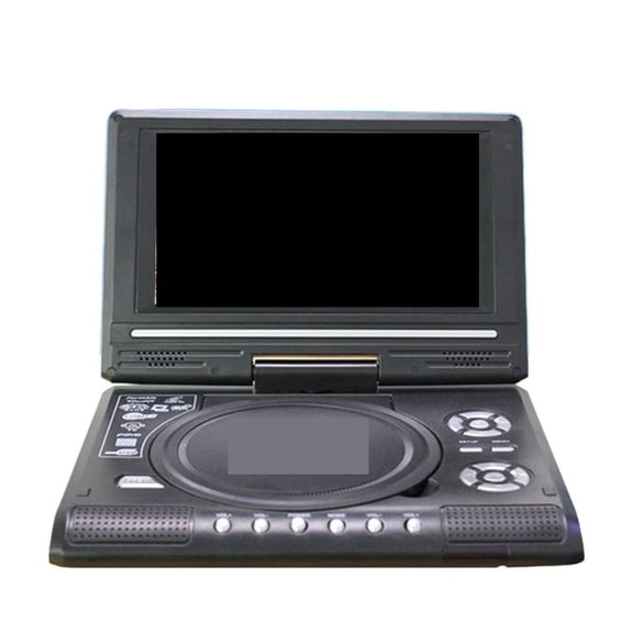 Portable DVD, Portable HD 7.8 Inch TV Home Car DVD Player VCD CD DVD Player Rotate LCD Screen ,Immersive Experience