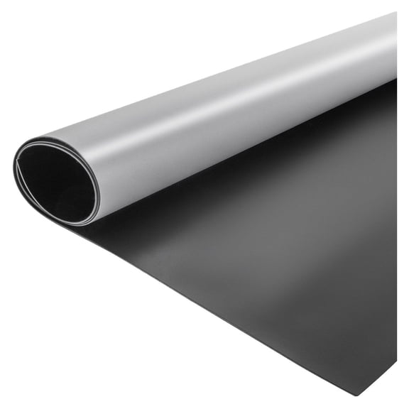 Portable Dance Floor Roll 6.6x15.7ft, 1.5mm PVC Dance Flooring, Non-Slip Grey/Black Roll Out Dance Floor for Ballet, Jazz, Hip Hop, Home Studio