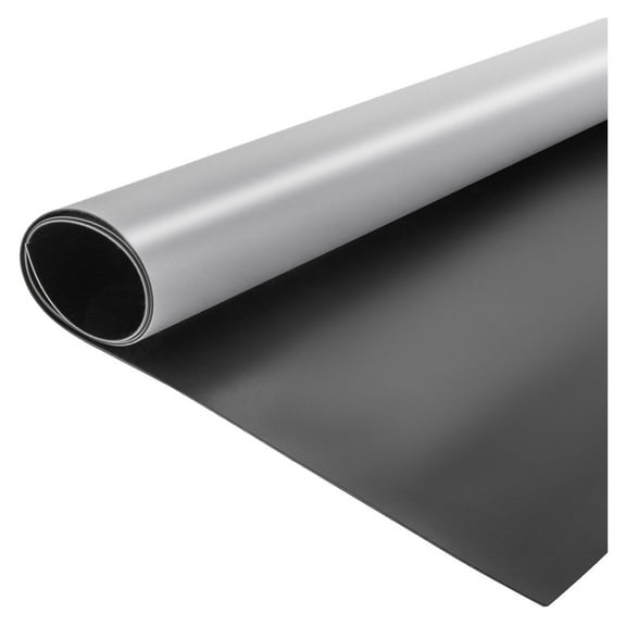 Portable Dance Floor Roll 6.6x49.2ft - PVC Dance Flooring for Ballet, Jazz, Hip Hop - Non-Slip, Wearproof, Easy Clean - Grey/Black