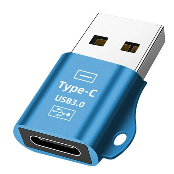 Portable Data Cable Laptop Phone Tablet USB 3.0 To Type-C USB C Converter Adapter Male to Female BLUE
