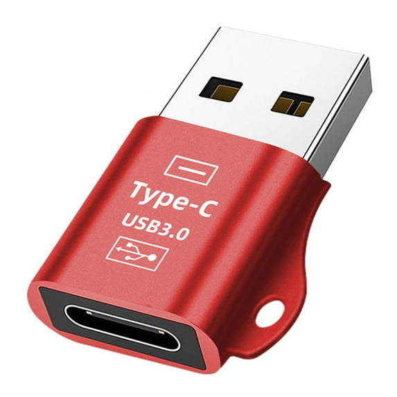 Portable Data Cable Laptop Phone Tablet USB 3.0 To Type-C USB C Converter Adapter Male to Female RED