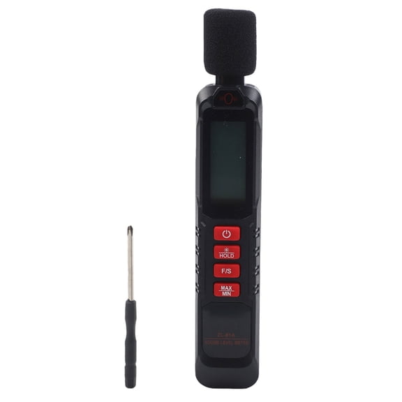 Portable Decibel Meter 30-130dB for Noise Testing, Accurate Sound Level Reader with Data Hold for Home Office