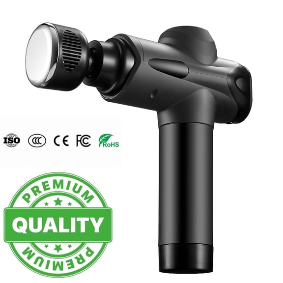 Portable Deep Tissue Percussion Massage Gun with Heating & Cooling Compression