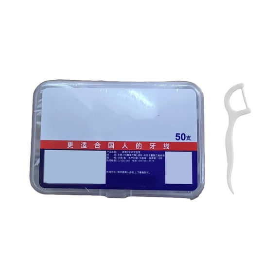 Portable Dentals Floss Pick Storage Case Transparency Dispenser for Travel and Daily Hygiene Maintenance