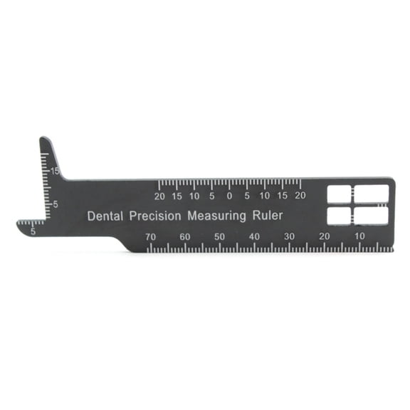 Portable Dentals Precisions Measuring Ruler Metric Dentals Instrument Device for Stable Metric Measurements in Dentistry