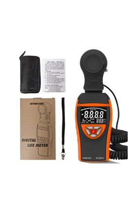 Portable Design Digital Illuminance Meter, Measurement Range 1400,000 Lux, Photometers Tester, Plant Growth Light Monitoring ,High Precision