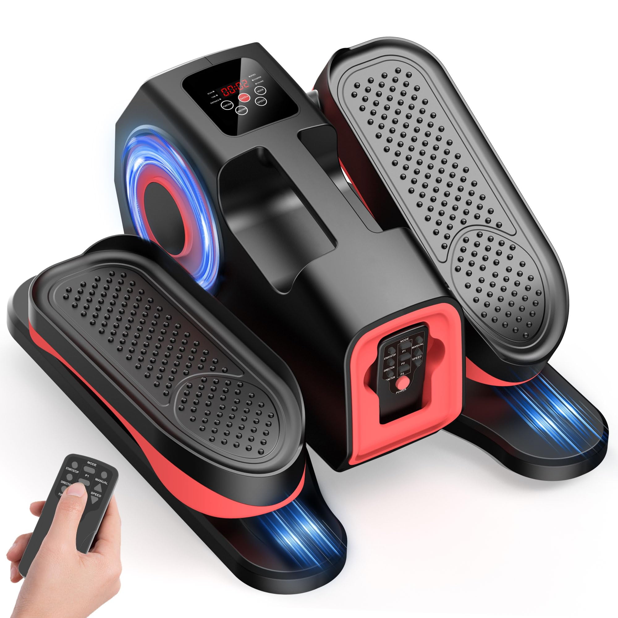 Portable Under Desk Elliptical Machine, Electric Pedal Exerciser with ...