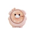 thumbnail image 1 of Portable Desk Fan Rechargeable Personal Table Fan with Puppy Shaped Design Cordless Solution for Home Dorm Room Decor and Bedside Table Air Circulation, Light pink, 1 of 7