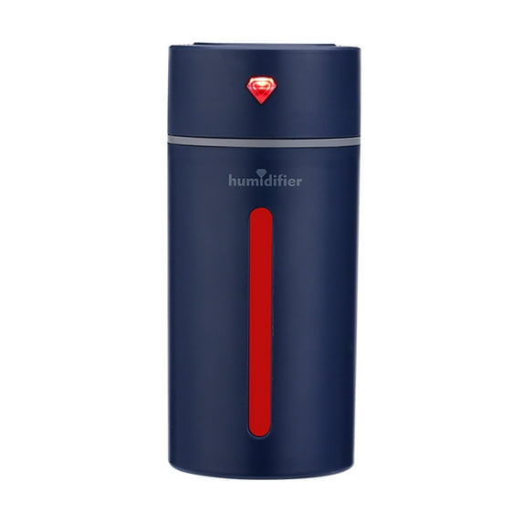 Mouliraty Portable Desk Humidifier, Cool Mist Humidifier, Small Humidifier For Home Bedroom Office, Plants, Colorful Night Function