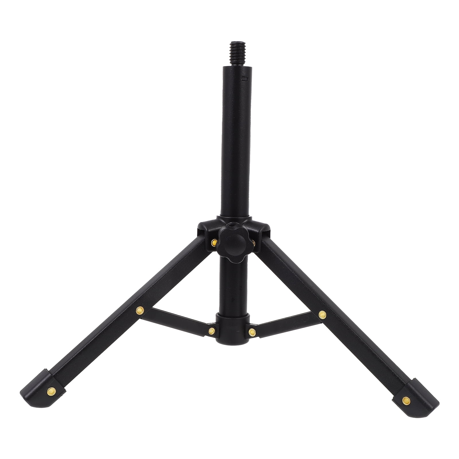 Portable Desk Microphone Stand Holding Alloy Mic Tripod Stand Desktop
