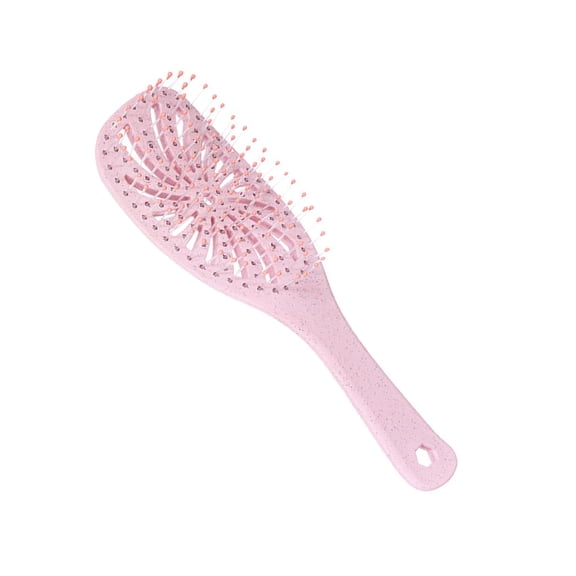 Portable Detangling Hairbrush Unquie Spirals Hairbrush Vented Detangler Hair Brush for Wet Dry Curly Thick Straight Hair