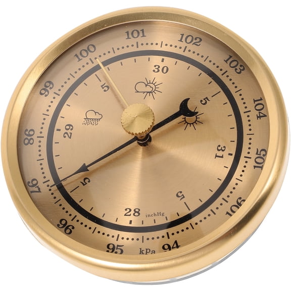 Portable Dial Barometer for Home Indoor Use, Multi-Functional Weather Station for Living Spaces
